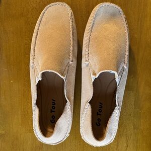 Men's Tan Loafers, never worn, in original box